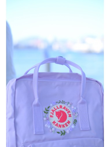 【新登場Mini Size】Fjallraven Kanken Embroidery – Rose Whisper Lavender Mini Size